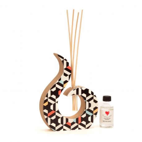 PROFUMATORI PER AMBIENTI A FORMA DI FIAMMA CON DECORI ROCOCÒ