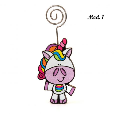 BOMBONIERE CUOREMATTO UNICORNO MEMOCLIP, PROFUMATORE O DECORAZIONE DA MURO