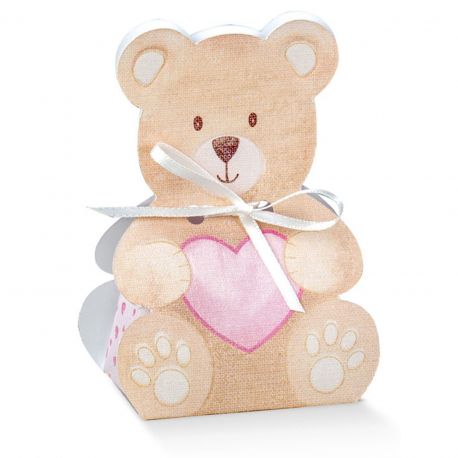 SCATOLINA ORSETTO CON CUORE: TENEREZZA ED EMOZIONE PER I TUOI EVENTI SPECIALI
