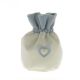 SACCHETTO PORTA CONFETTI BIANCO E CELESTE/ROSA CON CUORE: UN TOCCO DI ELEGANZA