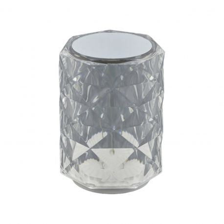 BOMBONIERA LAMPADA LED DA TAVOLO SENZA FILI A FORMA DI CILINDRO RGB 16 COLORI CON TELECOMANDO