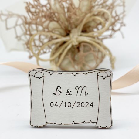 APPLICAZIONE IN LEGNO PERGAMENA PERSONALIZZABILE