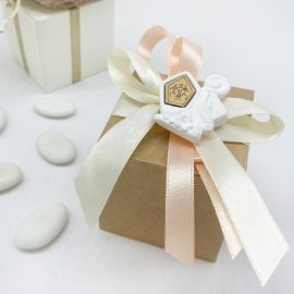 SCATOLINA AVORIO CON GESSO CRESIMA - UN RICORDO SPECIALE PER UN MOMENTO IMPORTANTE