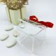 BOMBONIERA MATRIMONIO E ANNIVERSARIO: SCATOLE PLEXIGLASS CON CIONDOLO COPPIA SPOSI