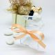 SCATOLE IN PLEXIGLASS CON STATUINE SPOSI - BOMBONIERE ELEGANTI PER MATRIMONI