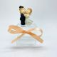 SCATOLE IN PLEXIGLASS CON STATUINE SPOSI - BOMBONIERE ELEGANTI PER MATRIMONI