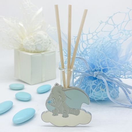 FIALETTA TUBO VETRO CON APPLICAZIONE DUMBO