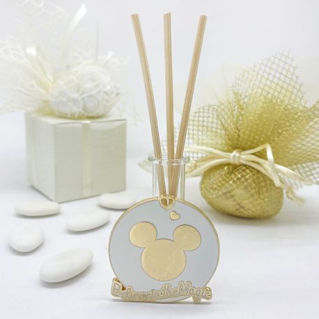 IDEA BOMBONIERA BATTESIMO FIALA PROFUMATORE DISNEY MICKEY MOUSE