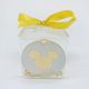 BOMBONIERE PRIMO COMPLEANNO - SCATOLINA PLEX TRASPARENTE PORTA CONFETTI DISNEY MICKEY MOUSE "Believe in the Magic"