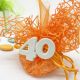 GESSO PROFUMATO BOMBONIERE NUMERO "40" ANNI COMPLEANNO UOMO DONNA ANNIVERSARIO MATRIMONIO
