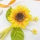 FIORE FINTO GIRASOLE CON RAMO-IDEA DECORAZIONE