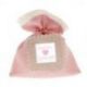 BOMBONIERA SACCHETTO PORTA CONFETTI ROSA: PORTA CARAMELLE REGALO FESTA PER BAMBINA