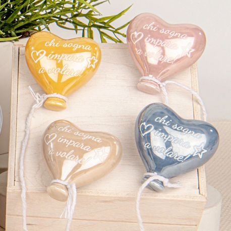 MAGNETI PALLONCINO COLORATI "CHI SOGNA IMPARA A VOLARE" PENISIERINI NASCITA