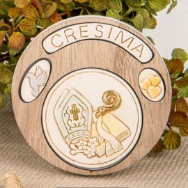 ICONA CON SIMBOLI SANTA CRESIMA BOMBONIERA SACRAMENTO