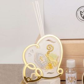 ELEGANTE DIFFUSORE ESSENZA CON SIMBOLI SACRI SANTA CRESIMA