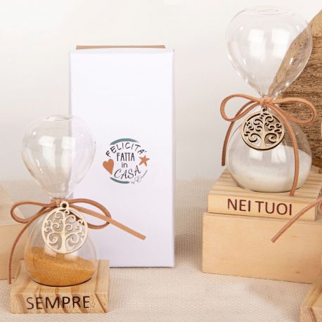 CLESSIDRA "CREDI SEMPRE NEI TUOI SOGNI" CON ALBERO DELLA VITA