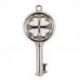 CHARMS PORTAFORTUNA CHIAVE CON QUADRIFOGLIO
