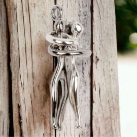 CHARMS ROMANTICO INNAMORATI CHE SI ABBRACCIANO