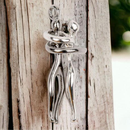 CHARMS ROMANTICO INNAMORATI CHE SI ABBRACCIANO