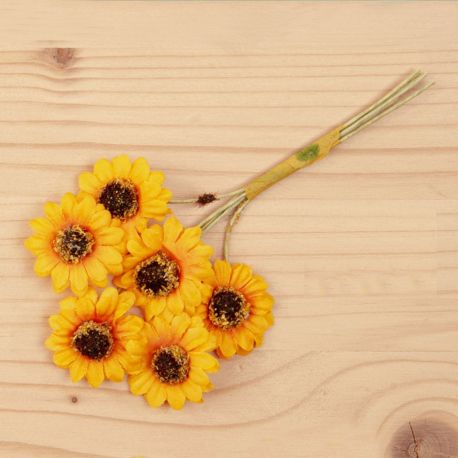 DECORAZIONE: FIORE FINTO GIRASOLE
