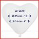 PALLONCINI A FORMA DI CUORE BIANCHI WHITE GRANDI PICCOLI ECONOMICI QUALITA ELIO ARIA PARTY NOZZE LOVE WEDDING