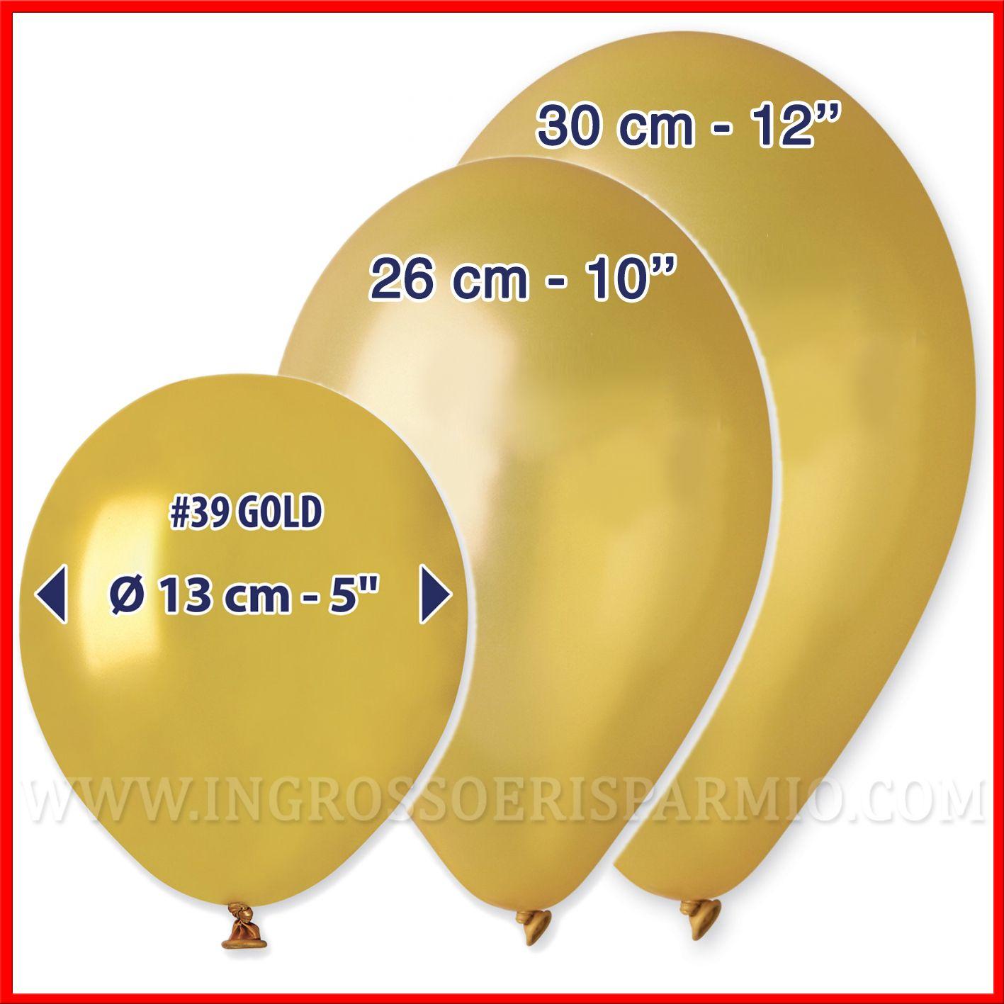Palloncino lamina in oro Giant Elio/Aereo Balloon Party Festa di compleanno 100 cm 5- oro 