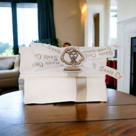 SACCHETTI PER CONFETTI A BUSTINA SCRITTA SANTA CRESIMA E SIMBOLI SACRI