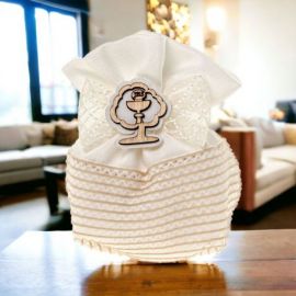 SACCHETTINO PRIMA COMUNIONE BIANCO DECORATO