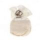 SACCHETTINO TONDO CRESIMA BEIGE CON SIMBOLI SACRI