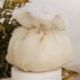 SACCHETTO PORTACONFETTI RAFFINATO IN COTONE: COMUNIONI, CRESIME, MATRIMONI ED ANNIVERSARI