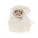 SACCHETTO PORTA CONFETTI CON ROSA BEIGE, IDEALE PER CONFETTATA ELEGANTE