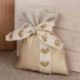 SACCHETTINO PORTA CONFETTI MILLE CUORI BAG ORO,RAFFINATO ED ELEGANTE -50 ANNI DI MATRIMONIO