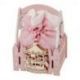 SCATOLINA E SACCHETTINO PORTACONFETTI ROSA CON GIOSTRINA
