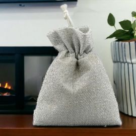 SACCHETTINO PORTACONFETTI ARGENTO PER MATRIMONI E NOZZE ARGENTO