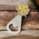 APRIBOTTIGLIE METAL CON QUADRIFOGLIO IN BAMBOO: Regalo Utile per Matrimonio, Nozze d'Oro, Compleanni, Comunioni!