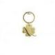 PORTACHIAVI GOLD CON CIONDOLO QUADRIFOGLIO PORTAFORTUNA