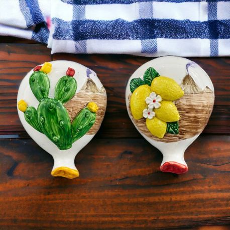 CALAMITE SEGNAPOSTO SICILIA: PALLONI CON LIMONI O CACTUS