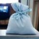 SACCHETTINO PER CONFETTI IN RASO CELESTE
