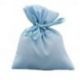 SACCHETTINO PER CONFETTI IN RASO CELESTE