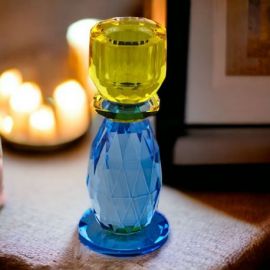 CANDELIERE EFFETTO CRISTALLO BICOLORE: REGALO DI CLASSE PER MATRIMONI