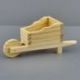 CARRETTINO IN LEGNO CON 1 RUOTA PICCOLO O GRANDE IDEALE PER CONFETTATA
