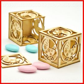 PORTACONFETTI NASCITA IN LEGNO SCATOLINE INTAGLIATE FORMA CARROZZINA MASCHIO FEMMINA BATTESIMO BIMBI ONLINE