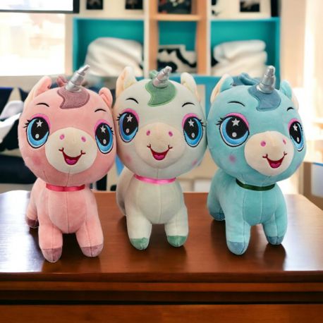 TENERO PELUCHE A FORMA DI UNICORNO