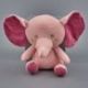 PELUCHE ELEFANTINO ROSA: REGALO PER NASCITA E BATTESIMO
