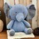 PELUCHE ELEFANTINO CELESTE IDEA REGALO NASCITA BIMBO