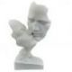 SCULTURA INNAMORATI UNITI IN UN DOLCE BACIO IDEA MATRIMONIO