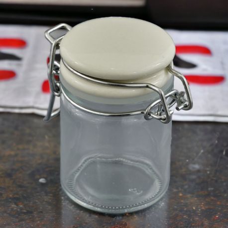 BARATTOLINO PER CONFETTI CON TAPPO ERMETICO IN CERAMICA