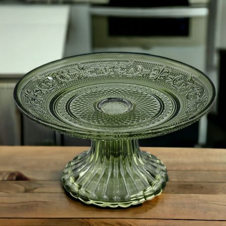 ALZATA IN VETRO VERDE UTILE ED ELEGANTE