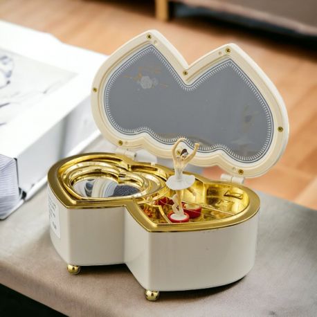 CARILLON CUORI CON BALLERINA: REGALA PASSIONE MUSICA E DANZA!