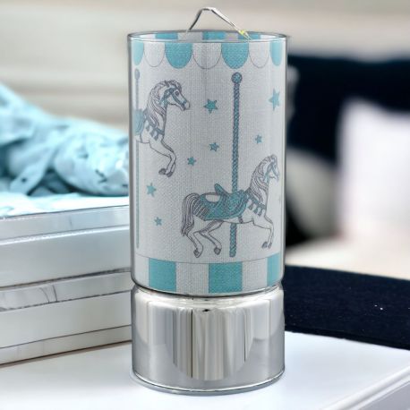 LAMPADA NOTTURNA "GIOSTRINA CAVALLI CELESTI"